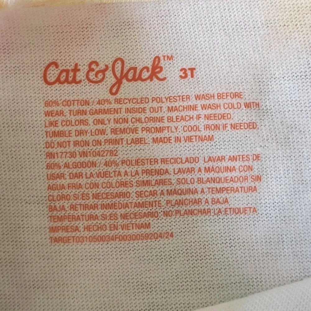 Cat & Jack new tags